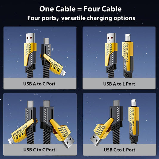 4 in 1 Fast Charging & Data Cable
