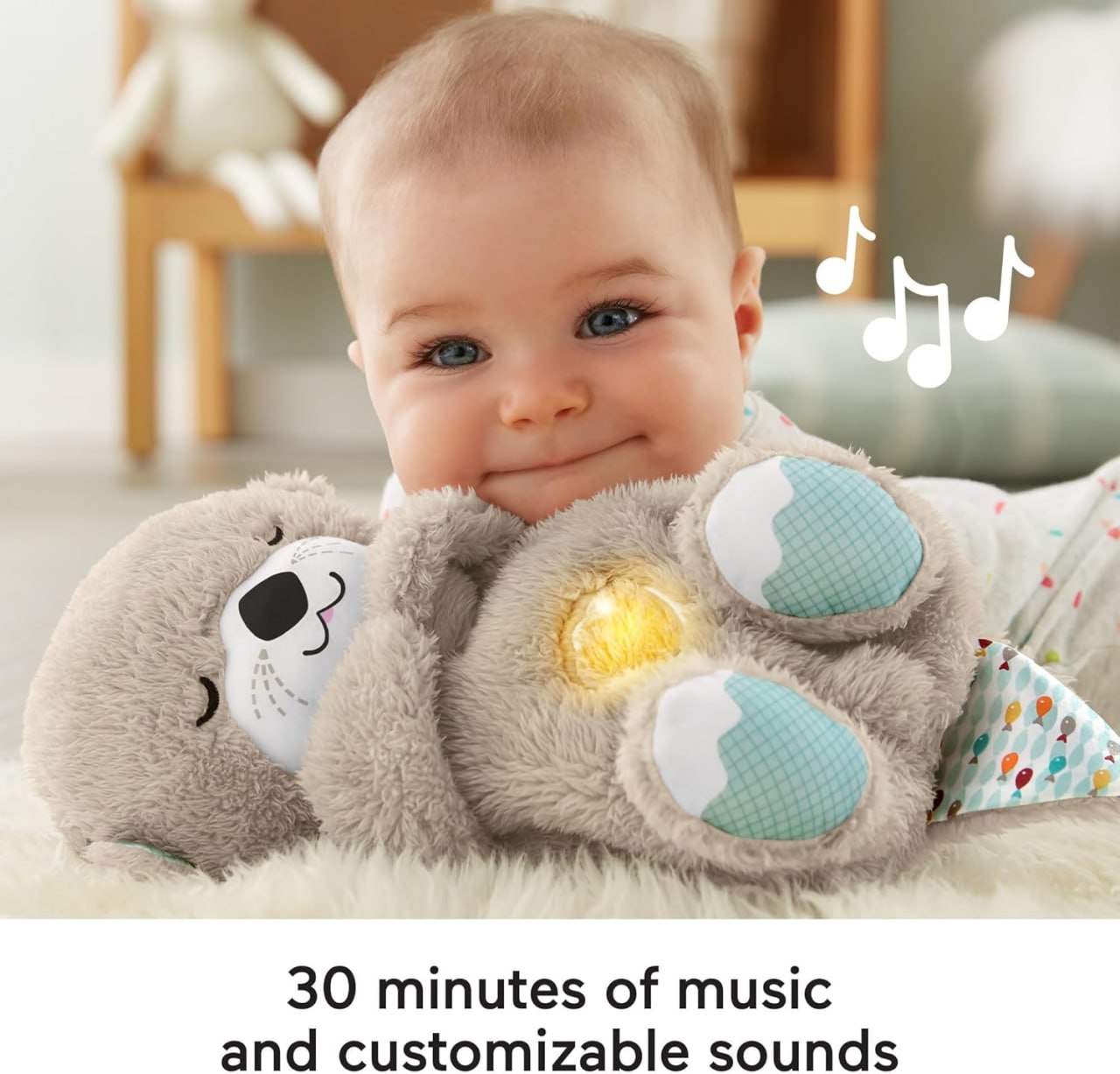 Breathing Teddy™ Bear with Music