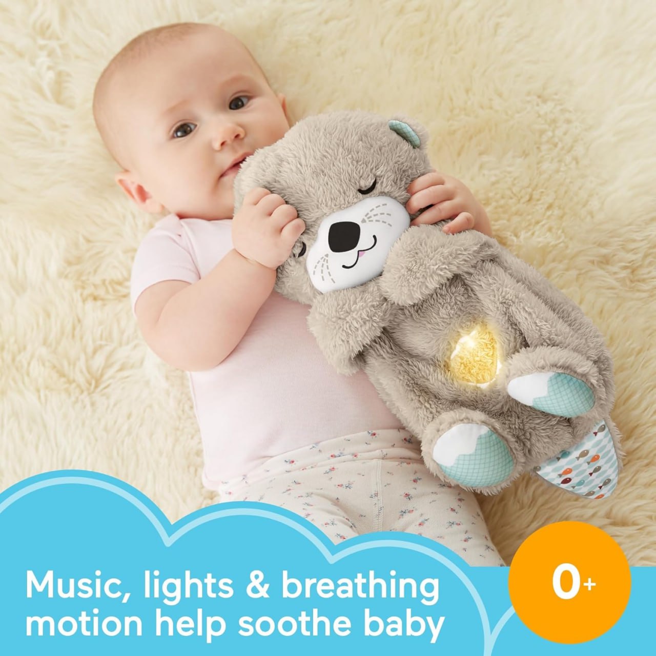 Breathing Teddy™ Bear with Music